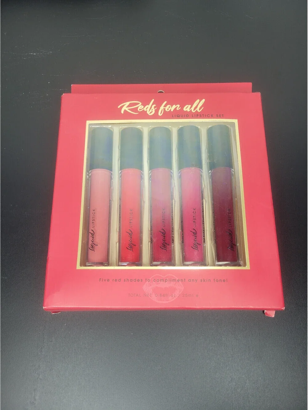 Michael Giordano Liquid Lipstick 5 Color Set 